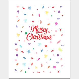 Merry Christmas Posters and Art